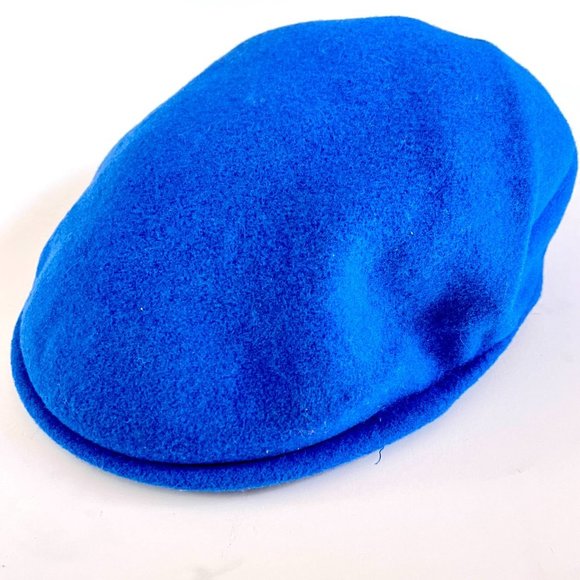 Kangol Other - NWT NEW Mens KANGOL 504 Wool Blue Flat Hat Cap